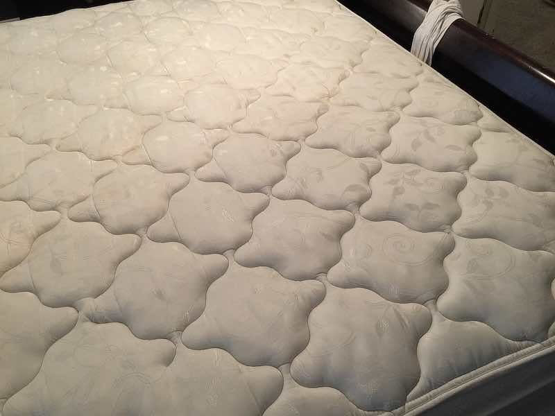 mattress spots after